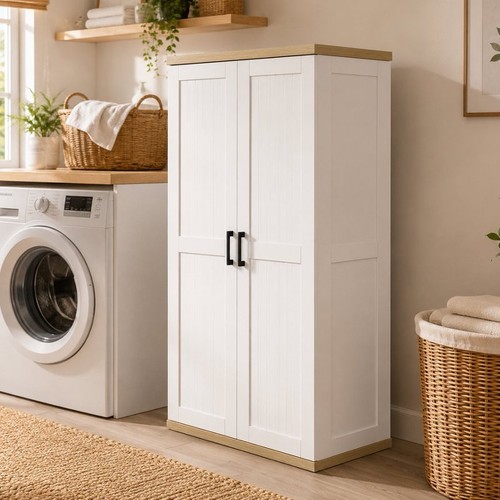 Tall storage cabinet - 55.1"tall,