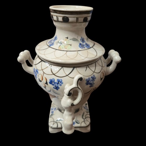 Vintage ceramic samovar russia - ceramic,