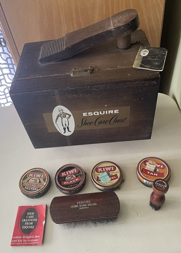 Vintage esquire shoe care - vintage,