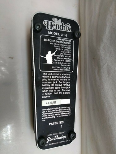 Dunlop jim jimi hendrix - jim, jh-1