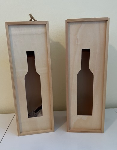 Wine box gift unfinished - gift, wood
