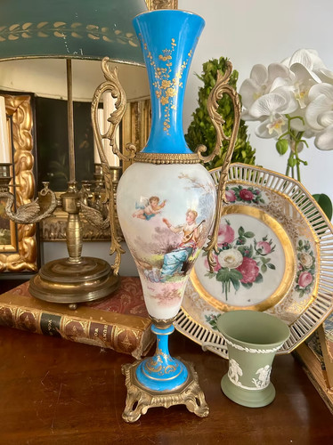 Antique sevres style porcelain - antique,