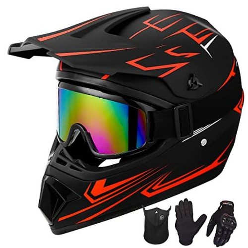 Youth kids motocross helmet - youth,