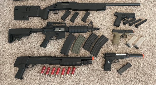 Airsoft gun lot specna - gun, (specna