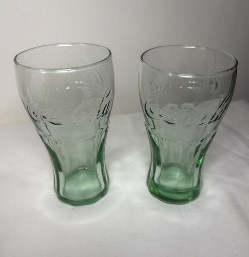 Libbey green coca cola coke - green,