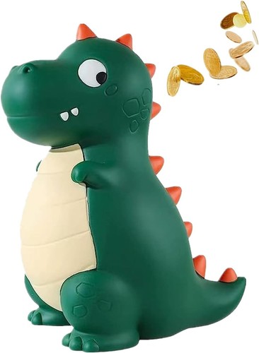 Dinosaur piggy bank for kids - dinosaur,