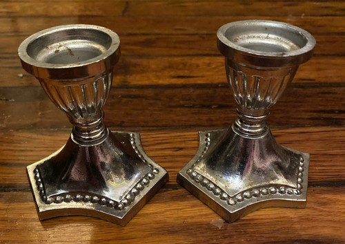 Vtg bella pieza candle - pieza, pair