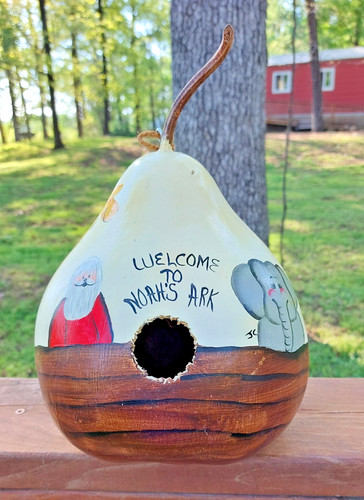 Noah ark gourd birdhouse - noah's,