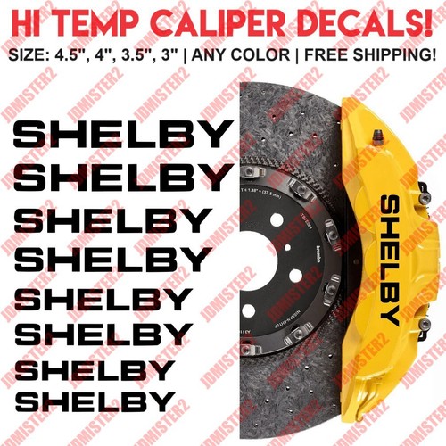 Shelby brake caliper decal - shelby,