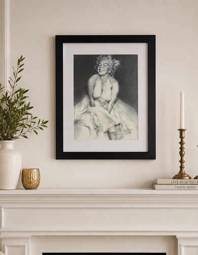 Vtg marilyn monroe - monroe, framed