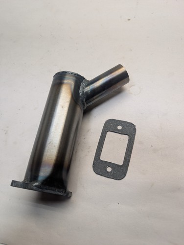 Exhaust header pipe ported - header,
