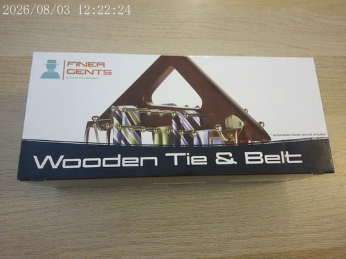 Finer gents wooden tie - tie, belt