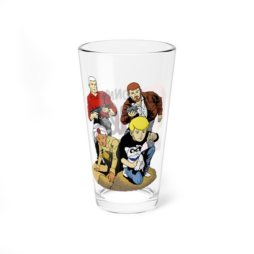 Jonny quest pint - glass,, 16oz