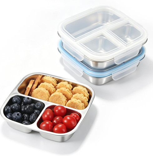 Pack stainless steel snack - steel,