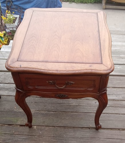 Mid century oak - end, /