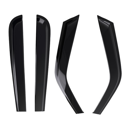 4pc window rain guards - rain,