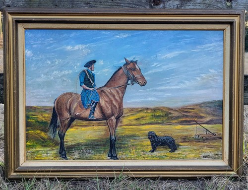 Signed hungarian sheep herder - signed,