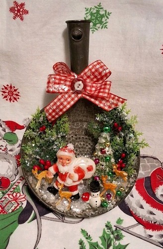 Vintage hand crafted christmas - hand,