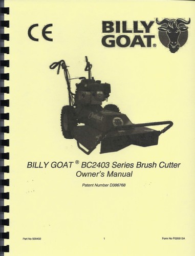 Billy goat brush cutter bc2403 - goat,