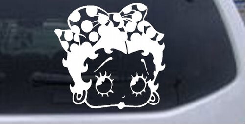 Betty boop head with - boop,