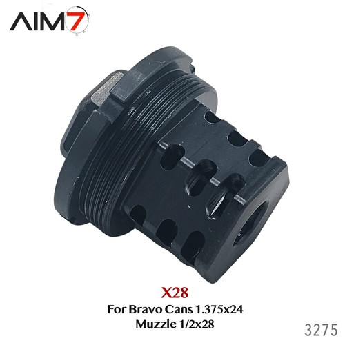 Aim7 steel muzzle - brake, thread