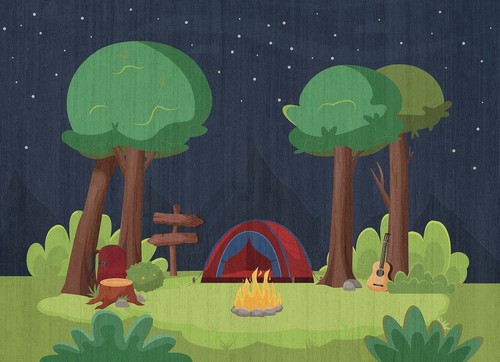 Bliss happy camper woodland - bliss,