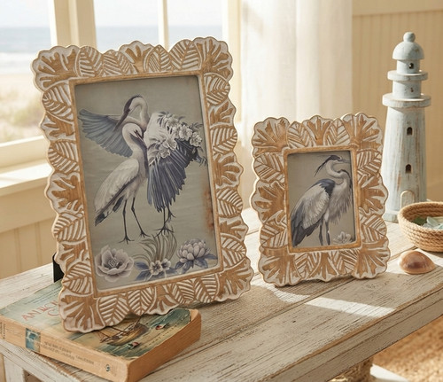 Set carved leaf picture - 2,