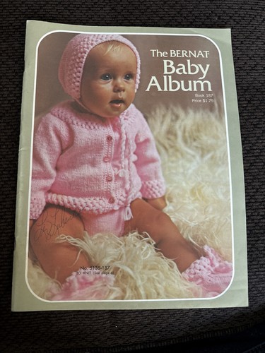 Vintage bernat baby album - vintage,