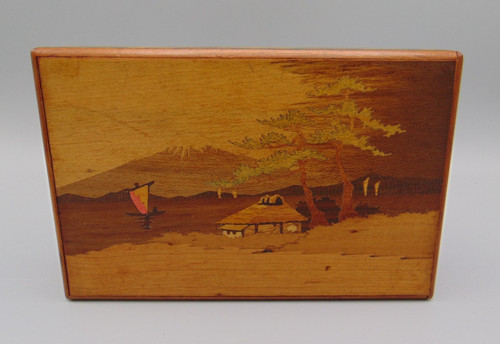 Antique japanese marquetry - antique,