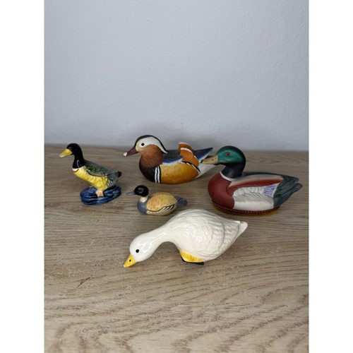 Vintage duck figurine lot - vintage,