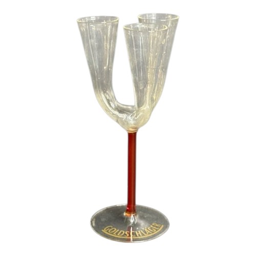 Goldschlager triple flute trio - goldschlager,