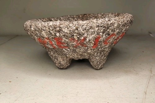 Vintage stone molcajete - vintage,