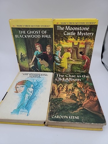 Nancy drew lot yellow spine - nancy,