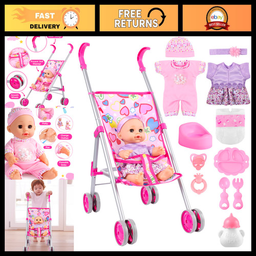 Baby doll stroller - baby,