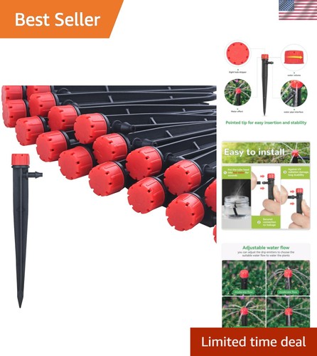 Adjustable 50pcs drip - adjustable, 1/4"
