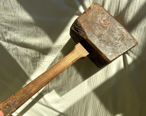 Oak burl mallet - burl,