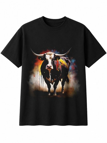 Hereford bull splash dark - bull,
