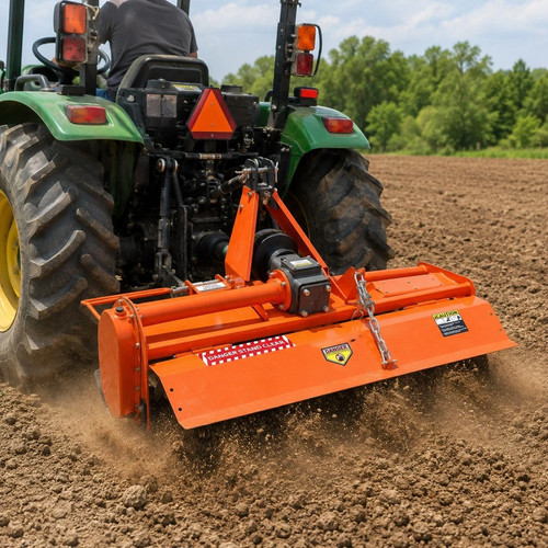 Rotary tiller tractor - 37",