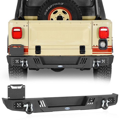 Rear bumper license plate - license,