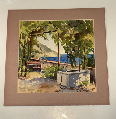 Original signed watercolor - signed,