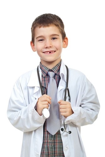 Child medical doctor - child, lab