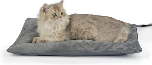 Outdoor heated cat bed - heated,