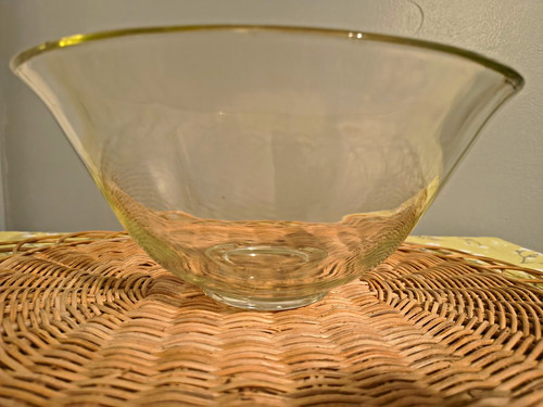 Very thick heavy - large, clear