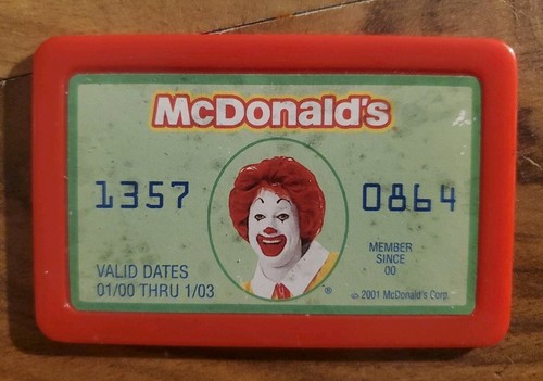 Mcdonalds 2001 red - mcdonalds,