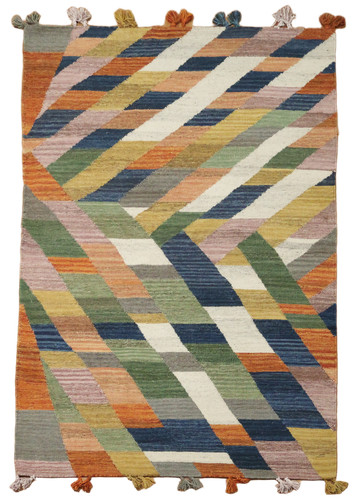 Flat weave 5x8 modern chevron - 5x8,
