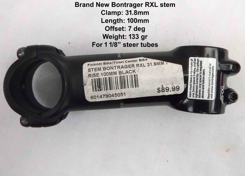 Brand new bontrager rxl - new,