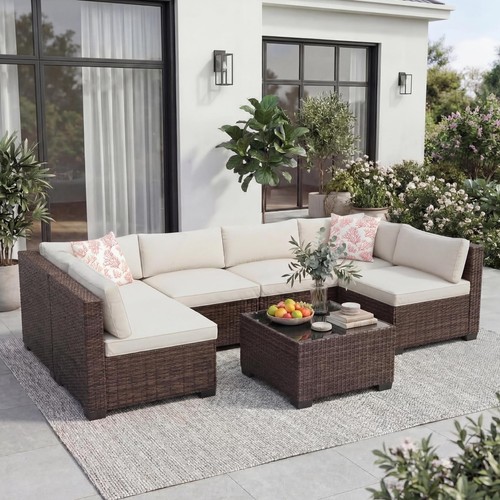 Piece patio wicker set - patio,