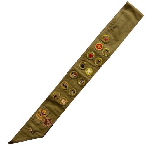Wwii era boy scout - boy, sash
