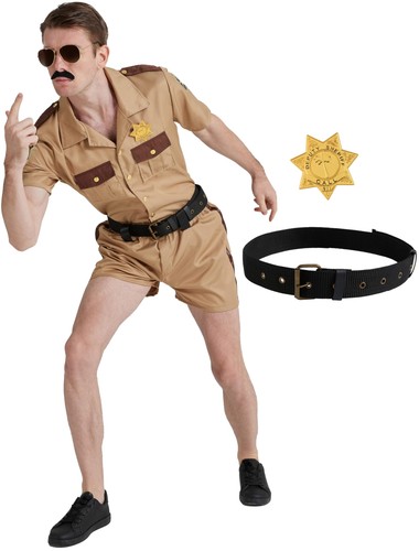 Men police officer costume - men's,