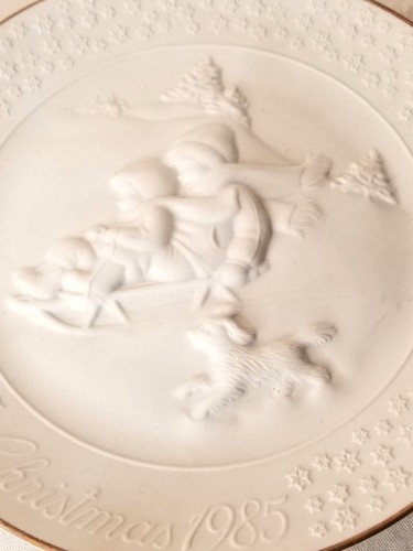 1985 avon plate white - plate,